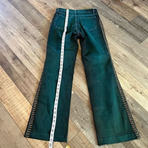 BrazilRoxx Jeans Womens 4 Green
Denim Straight Leg High Rise
Embellished Beaded - Picture 4 of 10